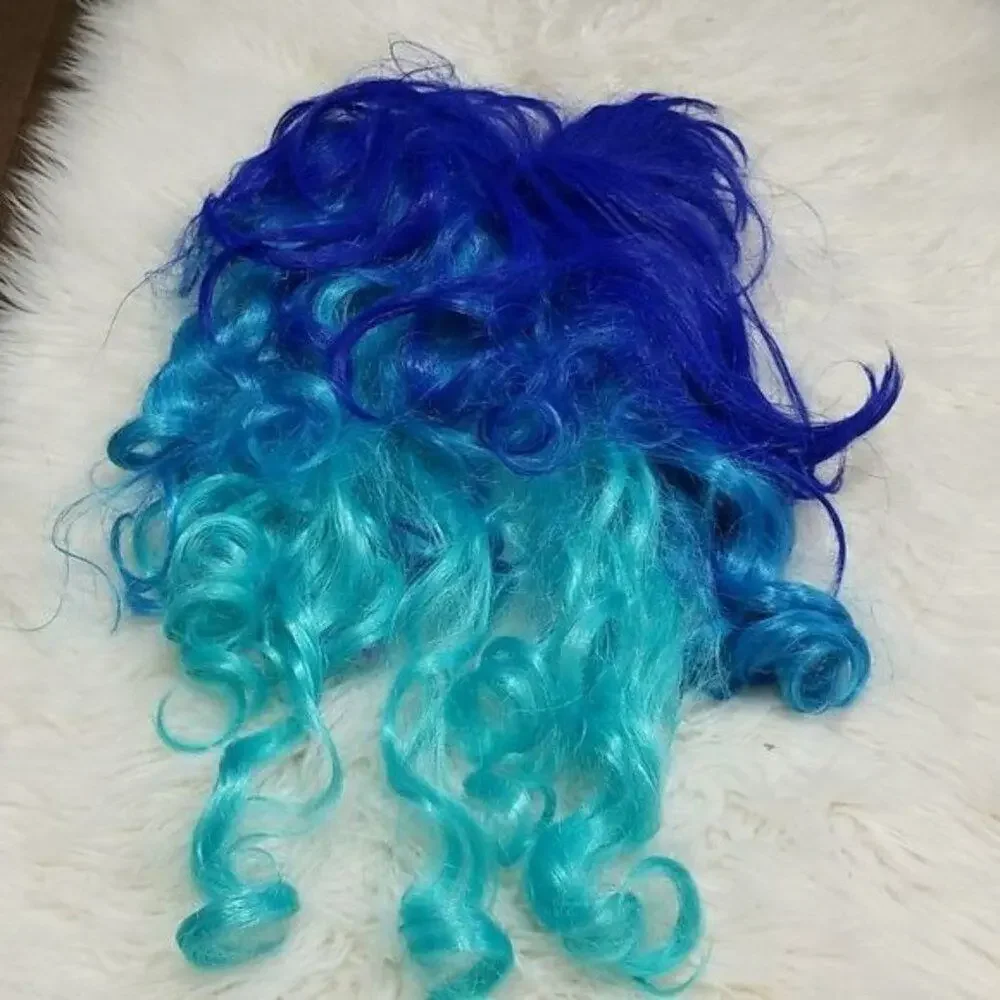 Blue Ombre Halloween Wig